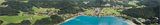 Luftbildaufnahme von Fuschl am See